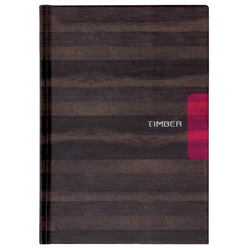 Keskincolor - Keskin 20X28Cm 120 Yaprak Kareli Spiralli Sert Kapak Timber Defter 410672-99