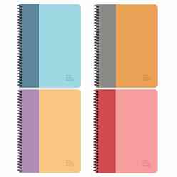 Keskincolor - Keskin 381022-99 18.5x25 96 Yp. Kareli Karton Kapak Spiralli Defter