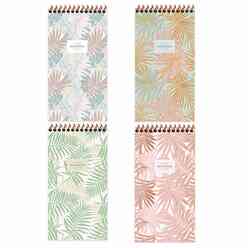 Keskin 385260-99 80 Yp Çizgili La Plume Leaves Defter - Thumbnail