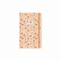 Keskin 410091-99 13X21 80 Yp Çizgili Trendy Notes Coffee Time Defter - Turuncu - Thumbnail