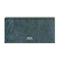 Keskincolor - Keskin 830084 Aj-6616X33,5 Spiralli Haftalık Masa Ajandası-Yeşil 2024