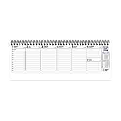 Keskin 830095 Aj-65 12*33,5 Spiralli Haftalık Masa Ajandası-Pastel Flora 2024 - Thumbnail