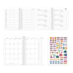 Keskin 830222 17X24 Ciltli Akademik Ajanda 2024-2025 Çizgi - Thumbnail