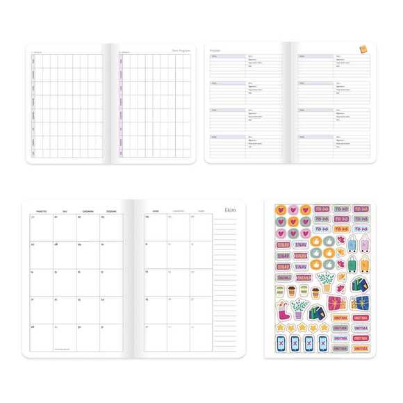 Keskin 830222 17X24 Ciltli Akademik Ajanda 2024-2025 Çizgi