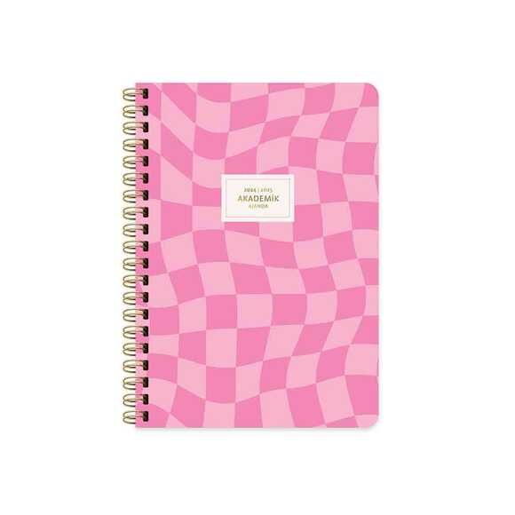 Keskin 830225 17X24 Spiralli Akademik Ajanda 2024-2025 Dama