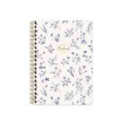 Keskincolor - Keskin 830226 17X24 Spiralli Akademik Ajanda 2024-2025 Mavi Çiçekler