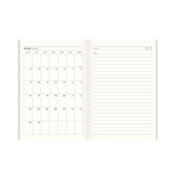 Keskin 9x14 Pronote Flexy Günlük Ajanda Mavi 2023 830452