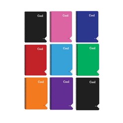 Keskincolor - Keskin A5 72 Yaprak Kareli Cool PP Kapak Dikişli Okul Defteri 450722-99