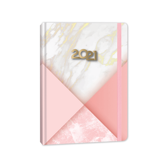 Keskin A5 Ciltli Sert Kapak Haftalık Ajanda M.Drea 2021