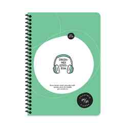 Keskincolor - Keskin A5 Hisli Şeyler Spiralli Akademik Ajanda 2024-2025 Dinlenmek İstiyorum