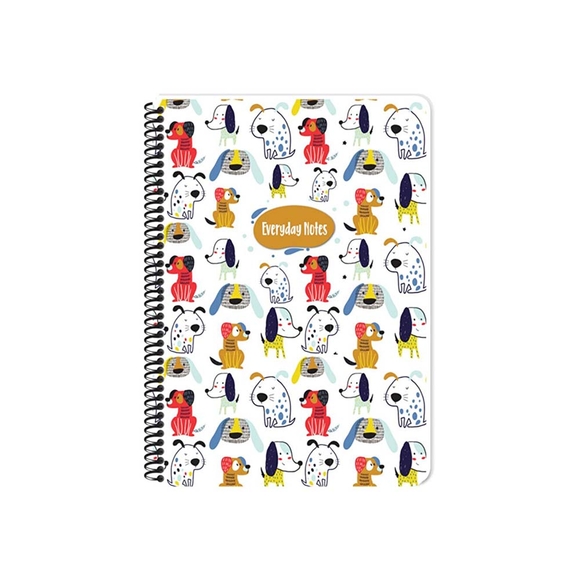 Keskin Animal Friends Karton Kapak Defter A4 80yp.Çizgili 384311-99