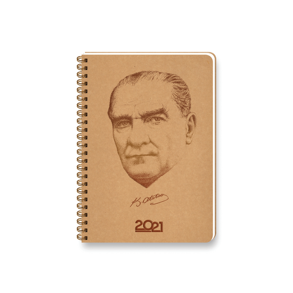 Keskin Atatürk Günlük Spr. Ajanda Gazi 2021 14x20cm