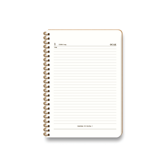 Keskin Atatürk Günlük Spr. Ajanda Sarı Zeybek 2021 14x20cm