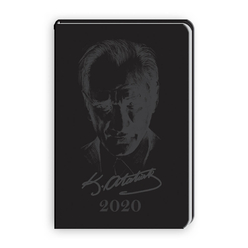 Keskin Ciltli Haftalık Ajanda Atatürk 2020 17x24 cm 830205-99 - Thumbnail