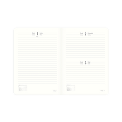 Keskin Color 14x20cm 2021 Günlük Termo Deri Ajanda Mercan 832912 - Thumbnail