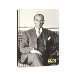 Keskin Color 14X20cm Büyük Önder Atatürk 2021 Günlük Ciltli Ajanda 830361 - Thumbnail
