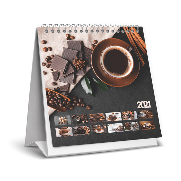 Keskin Color 2021 Kare Masa 2021 Takvimi Kahve Ve Çikolata 820803 99