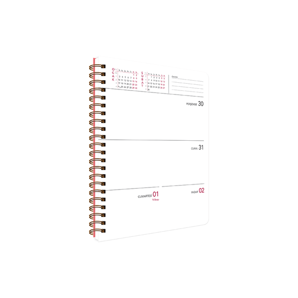 Keskin Color 2022 13*19,5 Haftalık Ajanda - Mini Papatya 831232-99