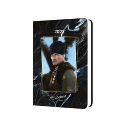 Keskincolor - Keskin Color 2022 14*20 Atatürk Günlük Ciltli Ajanda - Gazi Paşa 830362-99