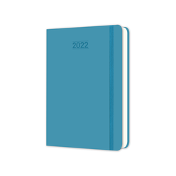 Keskin Color 2022 14*20 Pronot Günlük  Ajanda - Olympic Blue 830407-99 - Thumbnail