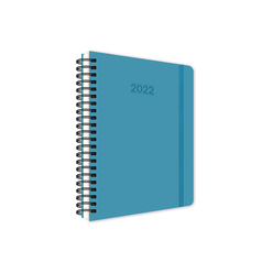 Keskin Color 2022 17*24 Spiralli  Pronot Günlük  Ajanda - Olympic Blue 830387-99 - Thumbnail