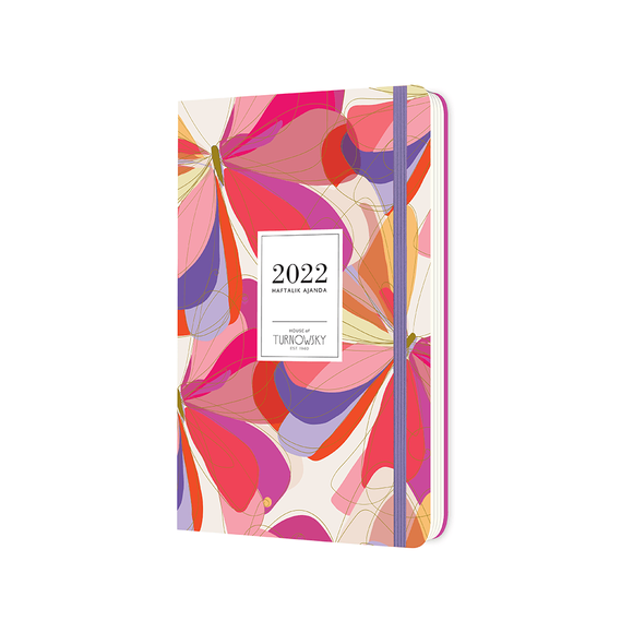 Keskin Color 2022 Turnowsky 13*21 Flexy Haftalık Ajanda - Kelebek 831211-95