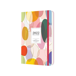 Keskincolor - Keskin Color 2022 Turnowsky 13*21 Flexy Haftalık Ajanda - Soyut 831210-95