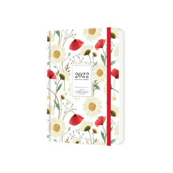 Keskincolor - Keskin Color 2022 Turnowsky A5 Ciltli Haftalık Ajanda - Gelincik 831204-95