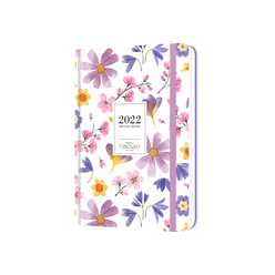 Keskincolor - Keskin Color 2022 Turnowsky A5 Ciltli Haftalık Ajanda - Sakura 831205-95