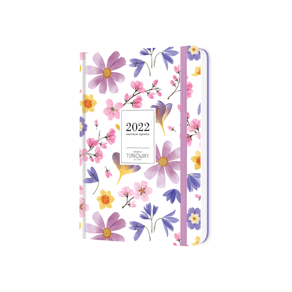 Keskin Color 2022 Turnowsky A5 Ciltli Haftalık Ajanda - Sakura 831205-95