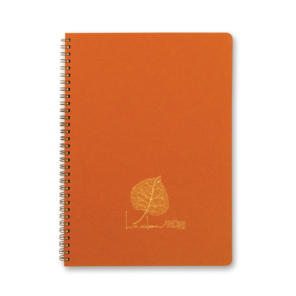 Keskin Color 20x28cm Linden 2021 Haftalık Ajanda Turuncu 831001