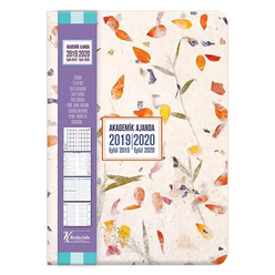 Keskin Color Akademik Yıl Ajandası Ciltli Çiçek 2019-2020 418926 - Thumbnail