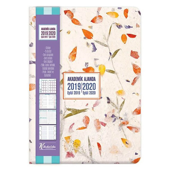 Keskin Color Akademik Yıl Ajandası Ciltli Çiçek 2019-2020 418926