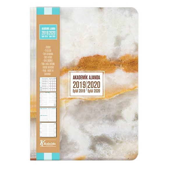 Keskin Color Akademik Yıl Ajandası Ciltli Merme 2019-2020 418928