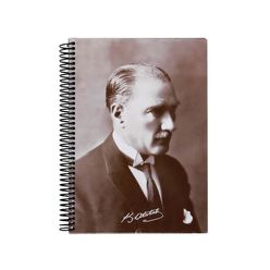 Keskin Color Atatürk Defter Spiralli Sert Kapak 17x24 cm 410781-99 - Thumbnail