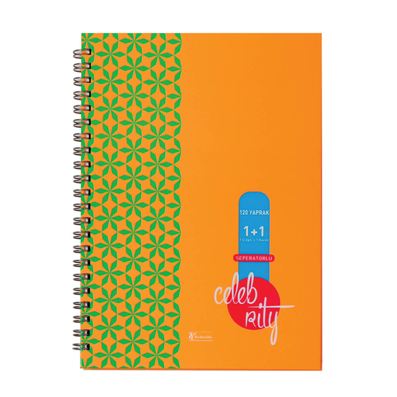 Keskin Color Celebrity Defter 50 Çiz. 50 Kar. 50 Düz