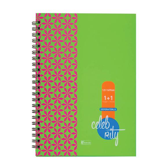 Keskin Color Celebrity Defter 50 Çiz. 50 Kar. 50 Düz