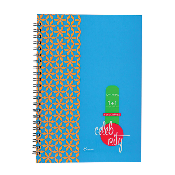 Keskin Color Celebrity Defter 50 Çiz. 50 Kar. 50 Düz