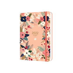 Keskincolor - Keskin Color Ciltli Sert Kapak 2022 A5 Haftalık Ajanda Pudra 831107-99