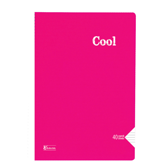 Keskin Color Cool Defter Çizgili PP Kapak A5 40 Yaprak 450601-99