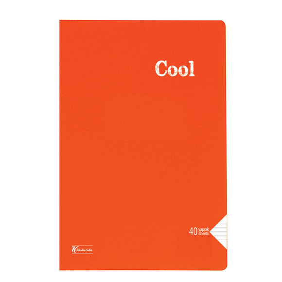 Keskin Color Cool Defter Çizgili PP Kapak A5 40 Yaprak 450601-99