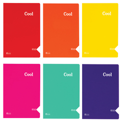 Keskin Color Cool PP Kapak Dikişli Çizgisiz Defter A4 60 Yaprak 321840-99 - Thumbnail