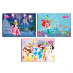 Keskin Color Disney Prensesler Resim Defteri 15 Yaprak 25x35cm - Thumbnail