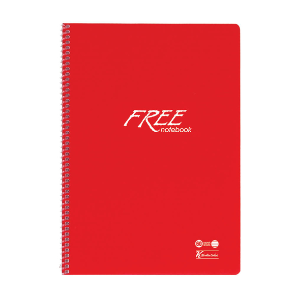 Keskin Color Free Defter Çizgili PP Kapak A4 60 Yaprak 