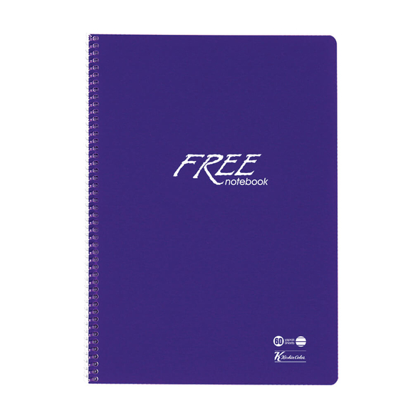 Keskin Color Free Defter Çizgili PP Kapak A4 60 Yaprak 