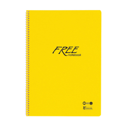 Keskin Color Free Defter Çizgili PP Kapak A4 60 Yaprak - Thumbnail