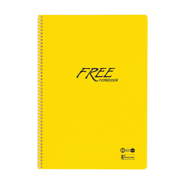 Keskin Color Free Defter Çizgili PP Kapak A4 60 Yaprak 