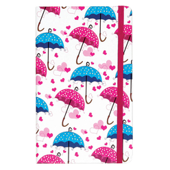 Keskin Color Pronot Umbrella Çizgili Defter 13x21 cm 80 Yaprak 413671 - Thumbnail