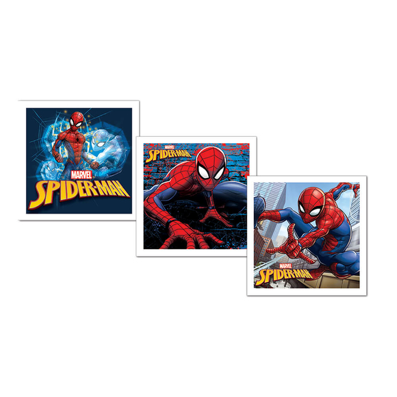 Keskin Color Spiderman Doğum Günü Kart+Zarf 10’lu 160700-06