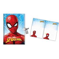 Keskin Color Spiderman Kilitli Hatıra Defteri 14x20 cm 104 Yaprak 310210-06 - Thumbnail